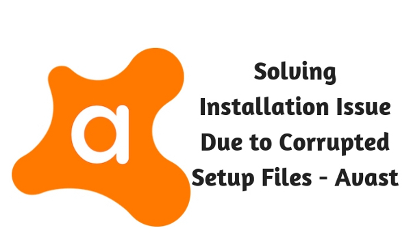 the setup files are corrupted