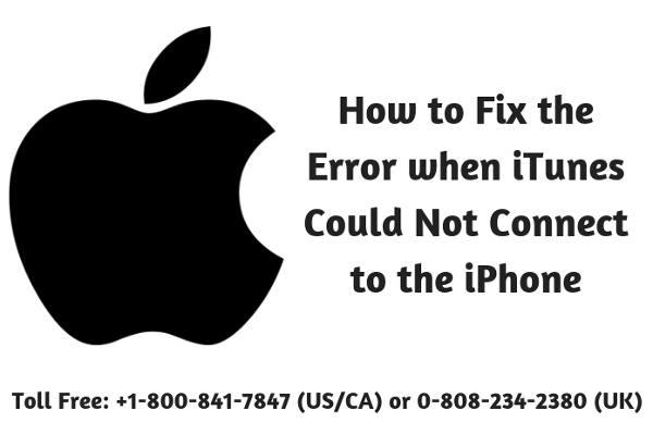 How to Fix the Error when iTunes Could Not Connect to the iPhone